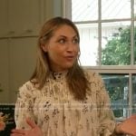 Lori’s ivory floral top on Good Morning America