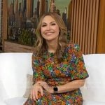Lori’s orange floral dress on Good Morning America