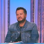 Luke’s panel denim jacket on American Idol