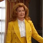 Maggie’s yellow blazer and pants on Days of our Lives