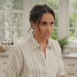 Meghan’s striped linen blouse on With Love Meghan