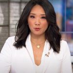 Nancy Chen’s white blazer on CBS Mornings