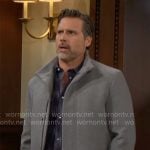 Nick’s grey jacket on The Young and the Restless