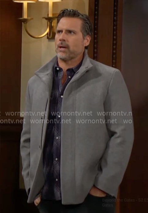 Nick's grey jacket on The Young and the Restless