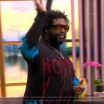 Questlove’s distressed sweater on The View