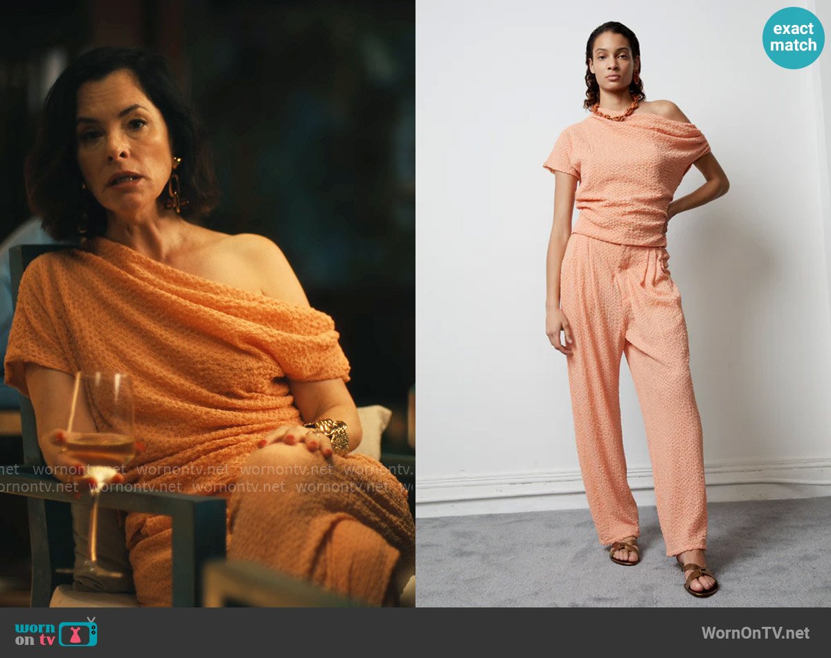 Rachel Comey Bubble Lace Set worn by Victoria Ratliff (Parker Posey) on The White Lotus