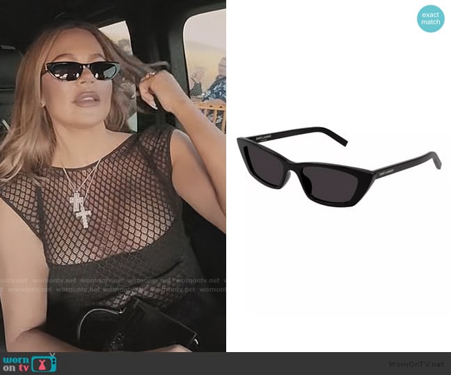 Khloe’s black sunglasses on The Kardashians