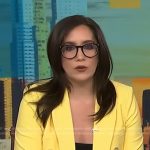 Savannah’s yellow blazer on NBC News