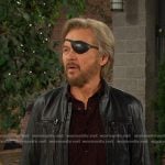 Steve’s black leather jacket on Days of our Lives