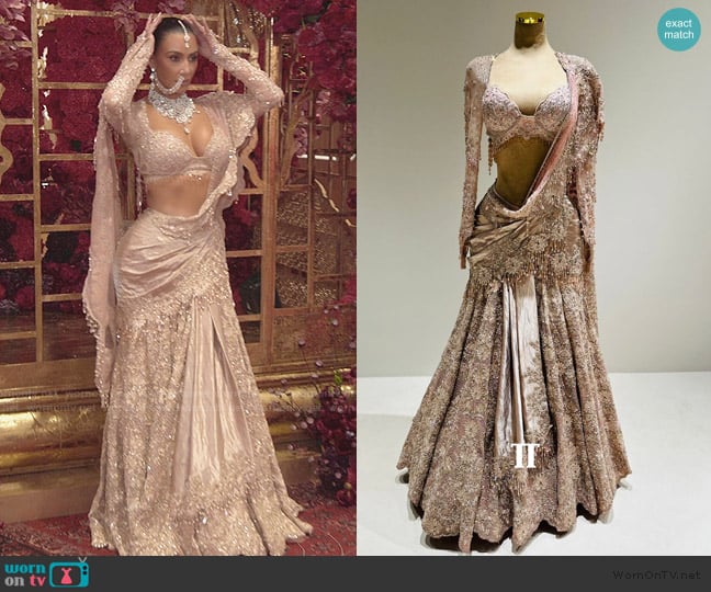 Tarun Tahiliani Custom Piece worn by Kim Kardashian (Kim Kardashian) on The Kardashians