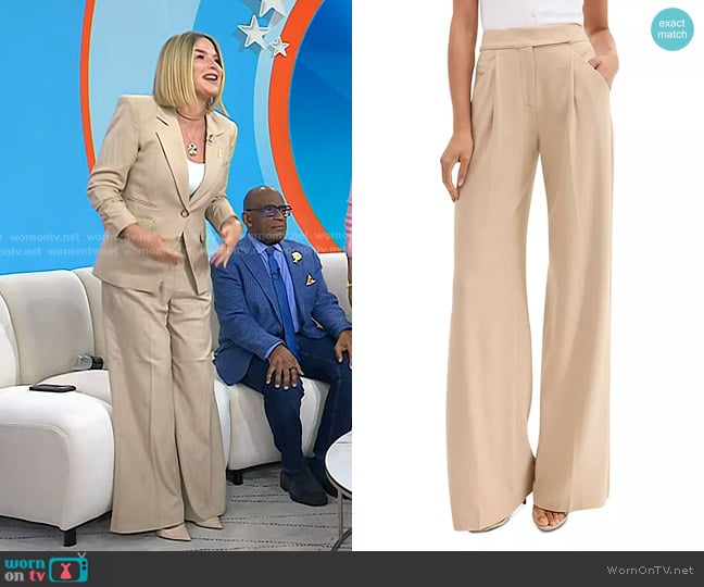 Jenna’s beige wide-leg pants on Today