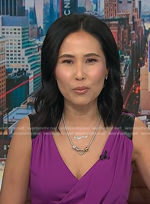 Vicky's heart necklace on NBC News Daily
