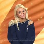 Zanna Roberts Rassi’s navy embellished cutout sweater on Today