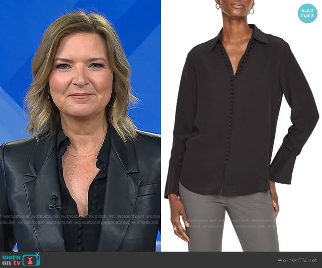 Club Monaco Helek Shirt worn by Christine Romans on Today