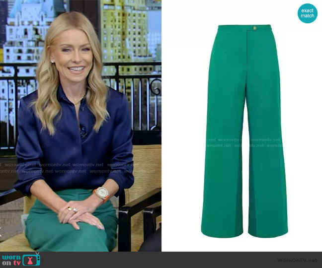 Acne Studios Tyrah Pants worn by Kelly Ripa on Live with Kelly and Mark