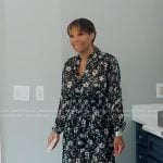 Angela’s floral print metallic dress on The Real Housewives of Atlanta