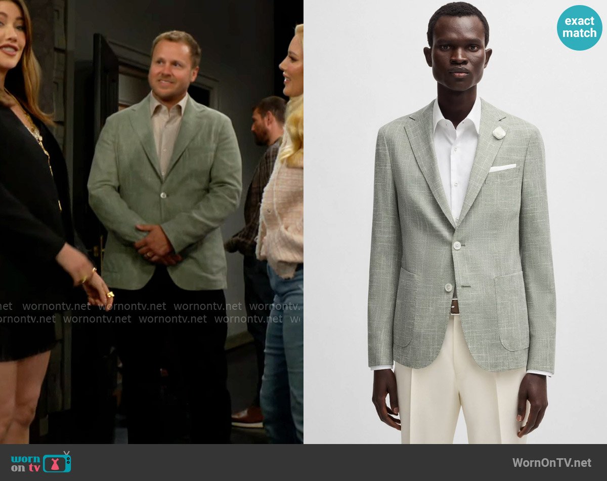 Spencer Pratt’s green blazer on The Bold and the Beautiful