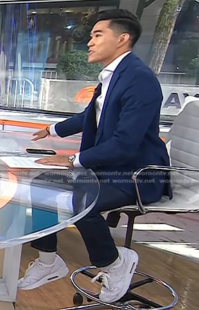 Brian Cheung’s white sneakers on Today