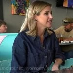 Caitlin Huey-Burns’s denim shirt on CBS Mornings