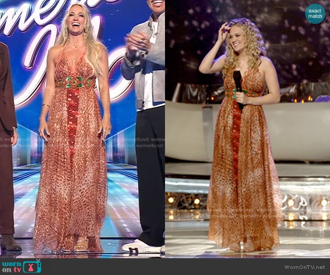  Vintage Dress worn by Carrie Underwood on American Idol