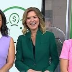 Christine Romans’ green blazer on Today
