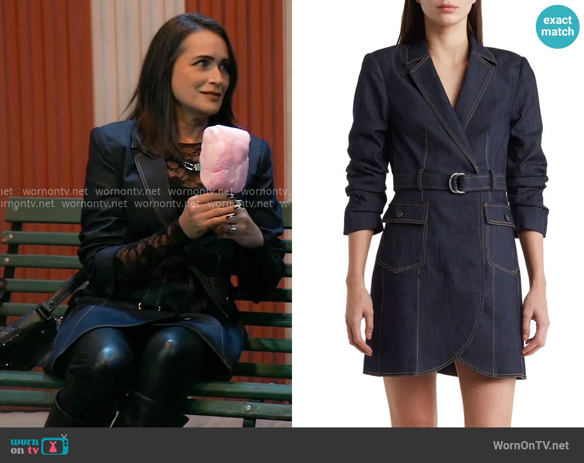 Lois’s denim dress on General Hospital