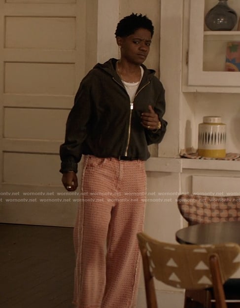 Coop’s pink check pants on All American