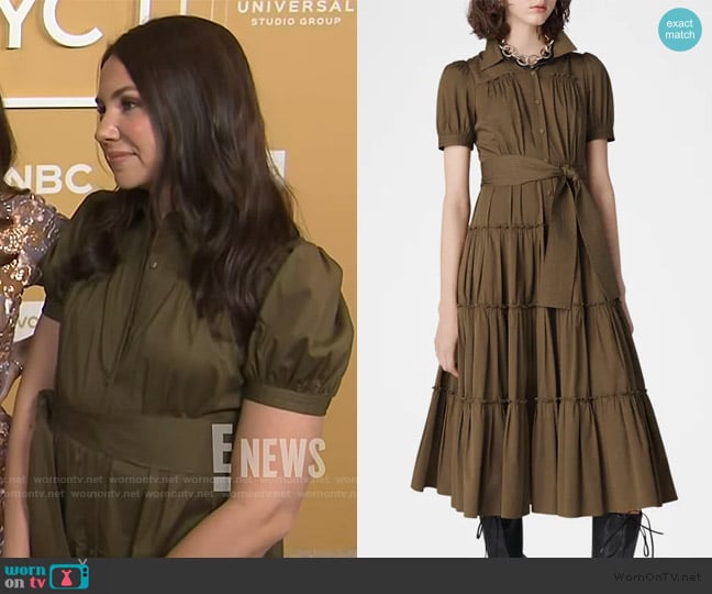 Diane von Furstenberg Queena Dress worn by Tracey Wigfield on E! News