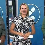 Dylan’s leaf print shirtdress on Today