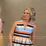 Dylans’s multicolor striped dress on Today