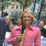 Dylan’s pink coat on Today