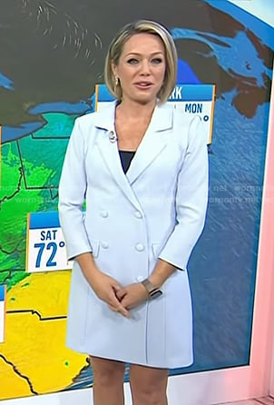 Dylan's light blue blazer dress on Today