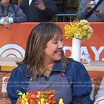 Elizabeth Heiskell’s denim puff sleeve jacket on Today