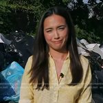 Emilie’s yellow print button down shirt on Today