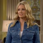 Gemma’s denim shirt on The Neighborhood
