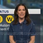Heather’s zip front denim dress on Good Morning America