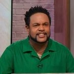 Jawn’s green rib knit shirt on Sherri