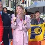 Jenna’s pink mohair wrap coat on Today