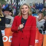 Jenna’s red coat on Today