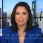 Jo Ling Kent’s blue blazer on CBS Mornings