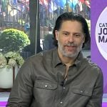Joe Manganiello’s grey leather shirt on Today
