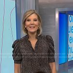 Kate’s leopard puff sleeve blouse on NBC News Daily