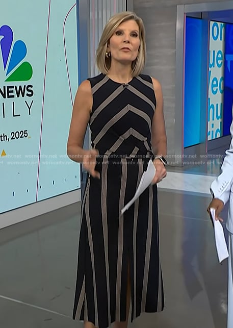 Kate's striped midi dress on NBC News Daily