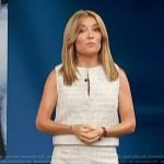Kit’s tweed vest and mini skirt on Access Hollywood