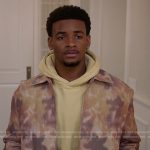KJ’s floral print jacket on All American