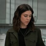 Kristina’s green jacket on General Hospital
