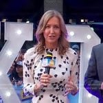 Lara’s white floral dress on Good Morning America