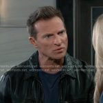 Jason’s black leather jacket on General Hospital