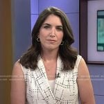 Liz’s white tweed vest on Today