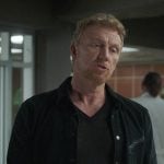 Owen Hunt’s black suede jacket on Greys Anatomy